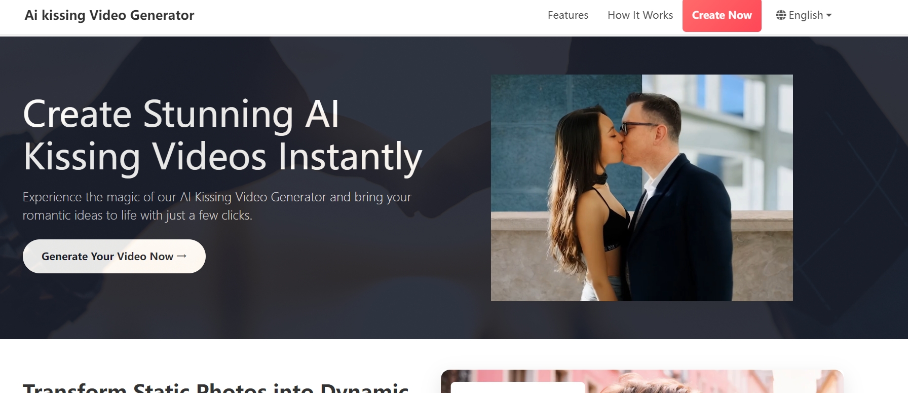 AI Kissing Video Generator Free logo