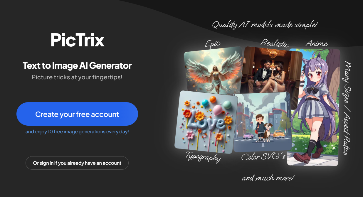 PicTrix logo