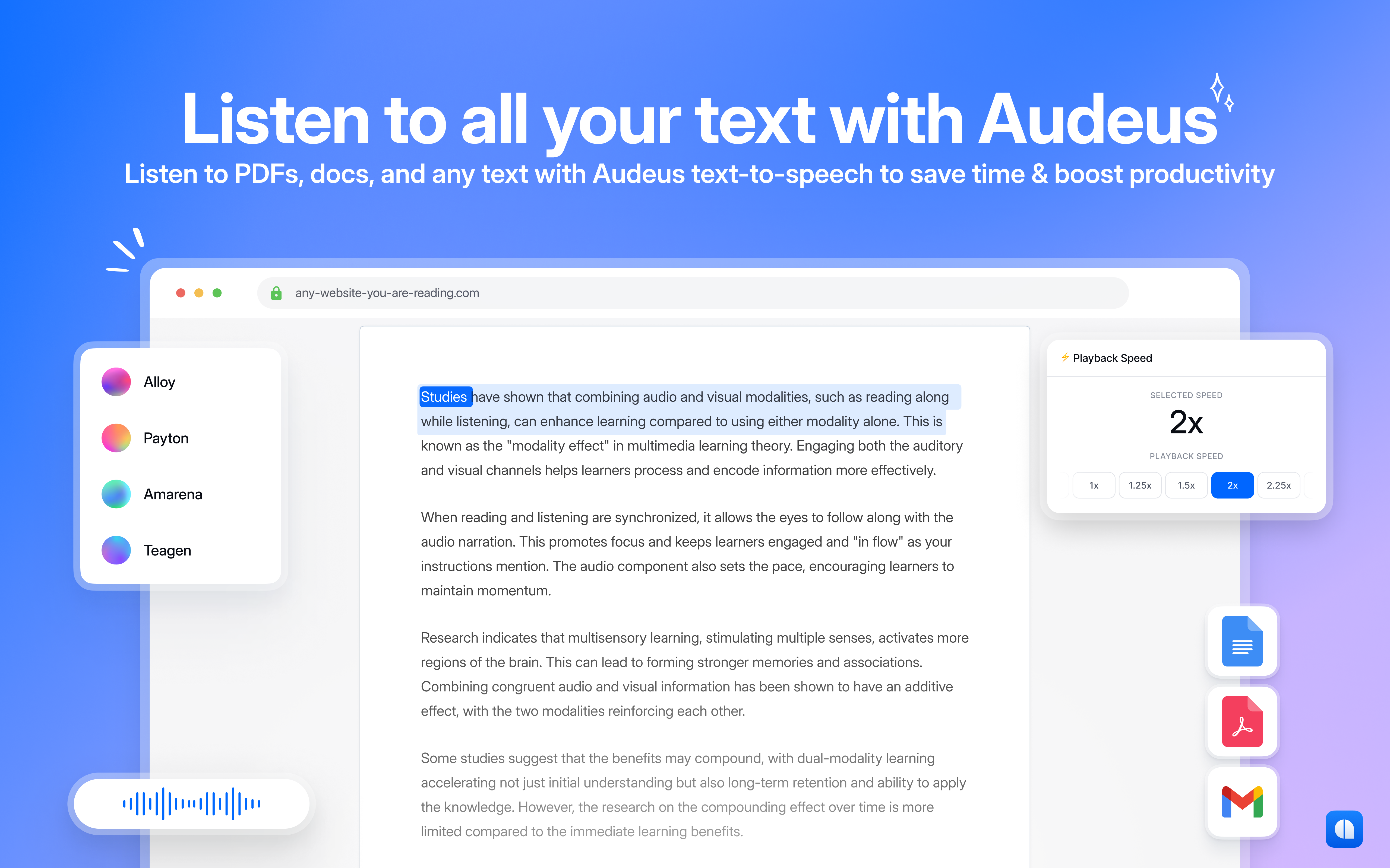 Audeus logo