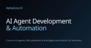 AlphaCorp AI logo