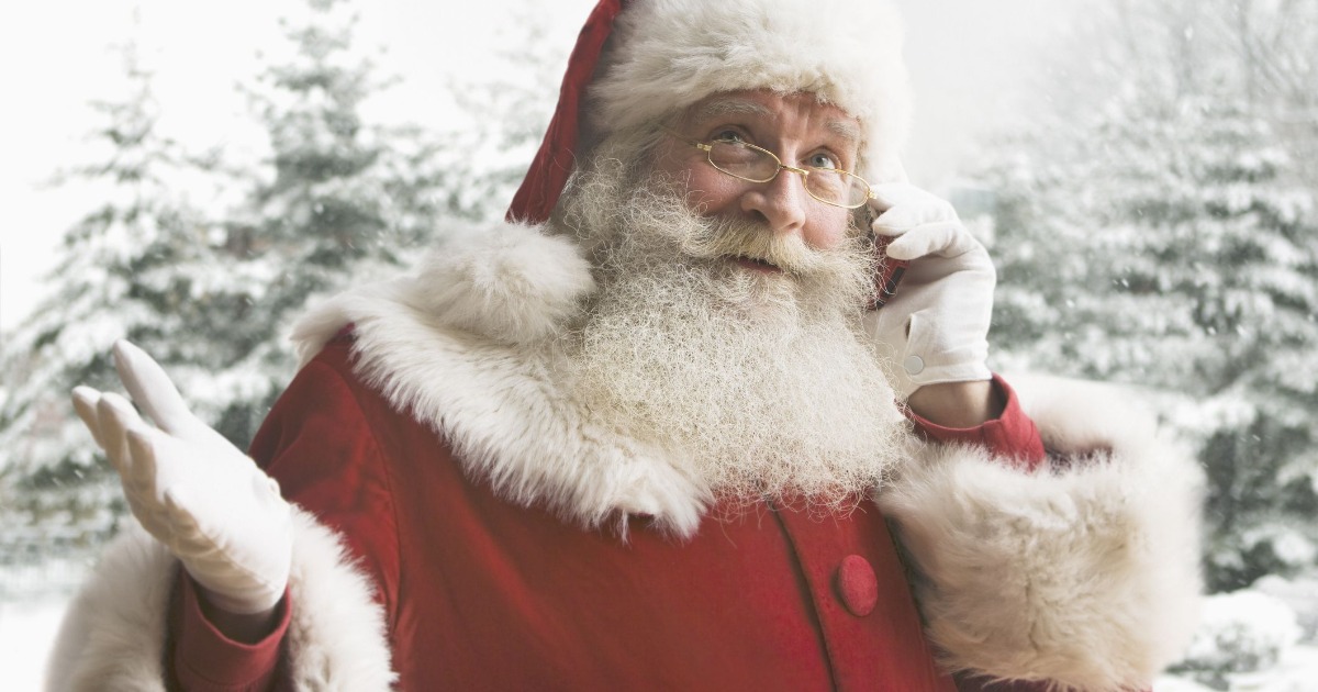 Create Personalised voice message from Santa logo