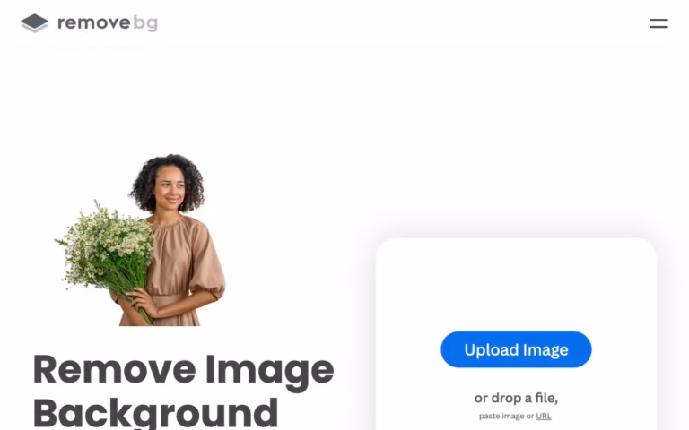 Remove.bg homepage screenshot