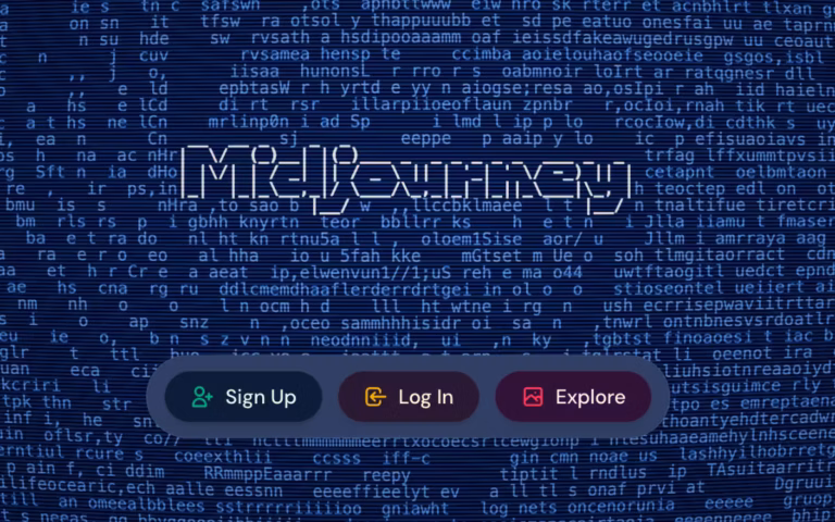 Midjourney homepage screenshot