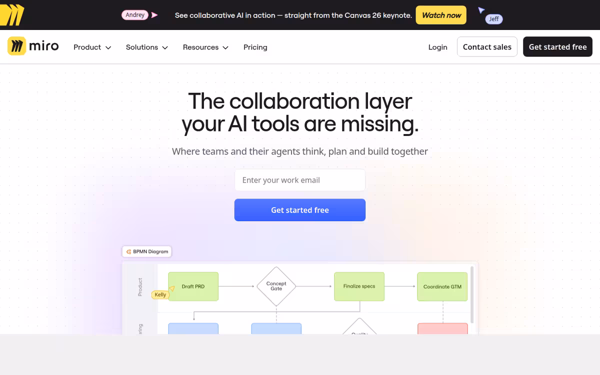 MiroAI homepage screenshot