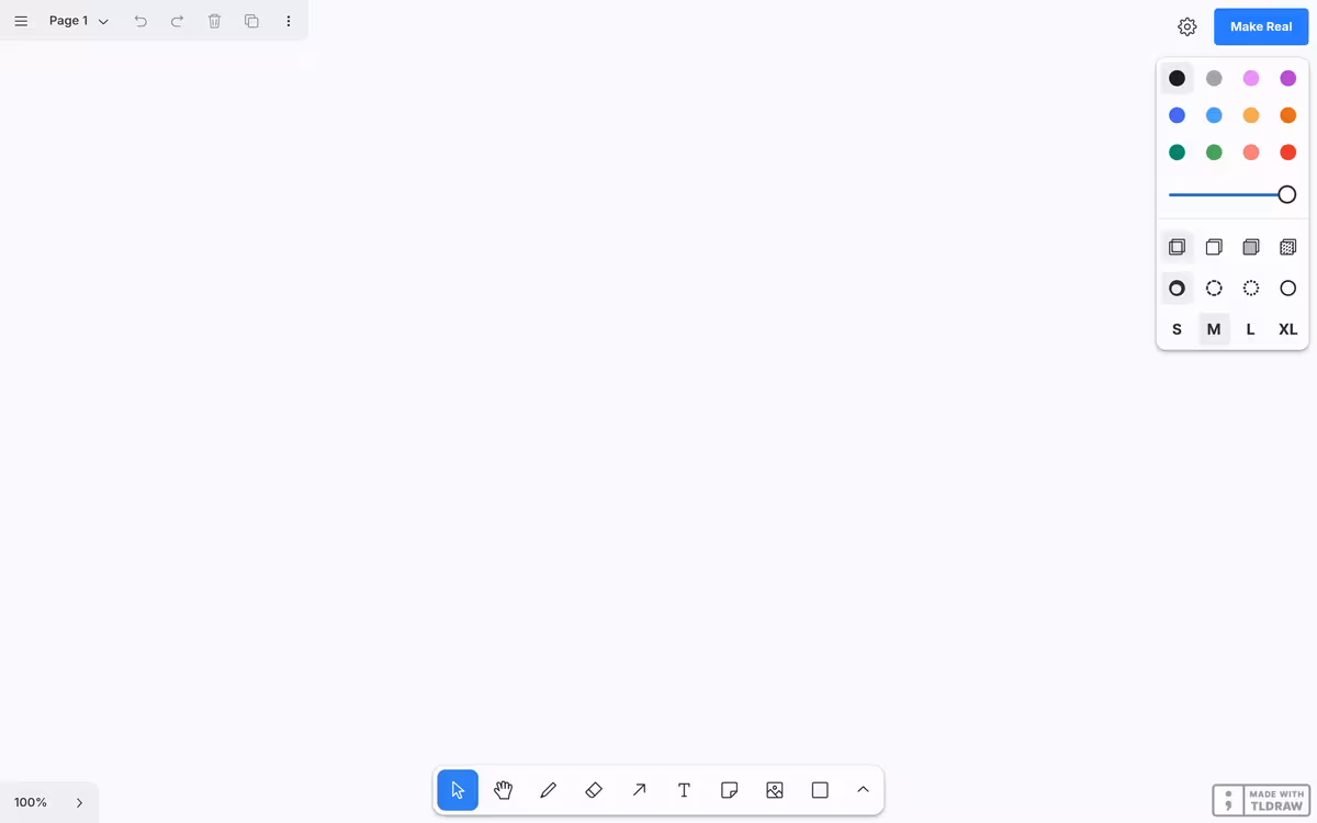 make real homepage screenshot