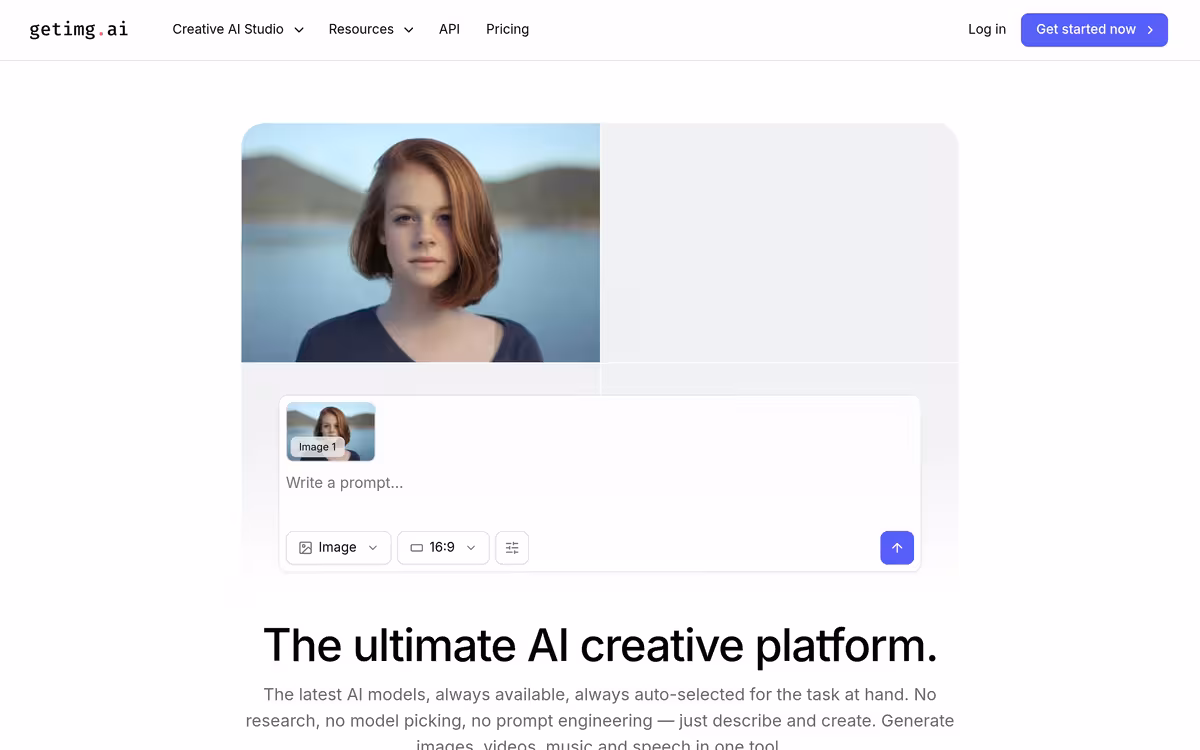 getimg.ai homepage screenshot