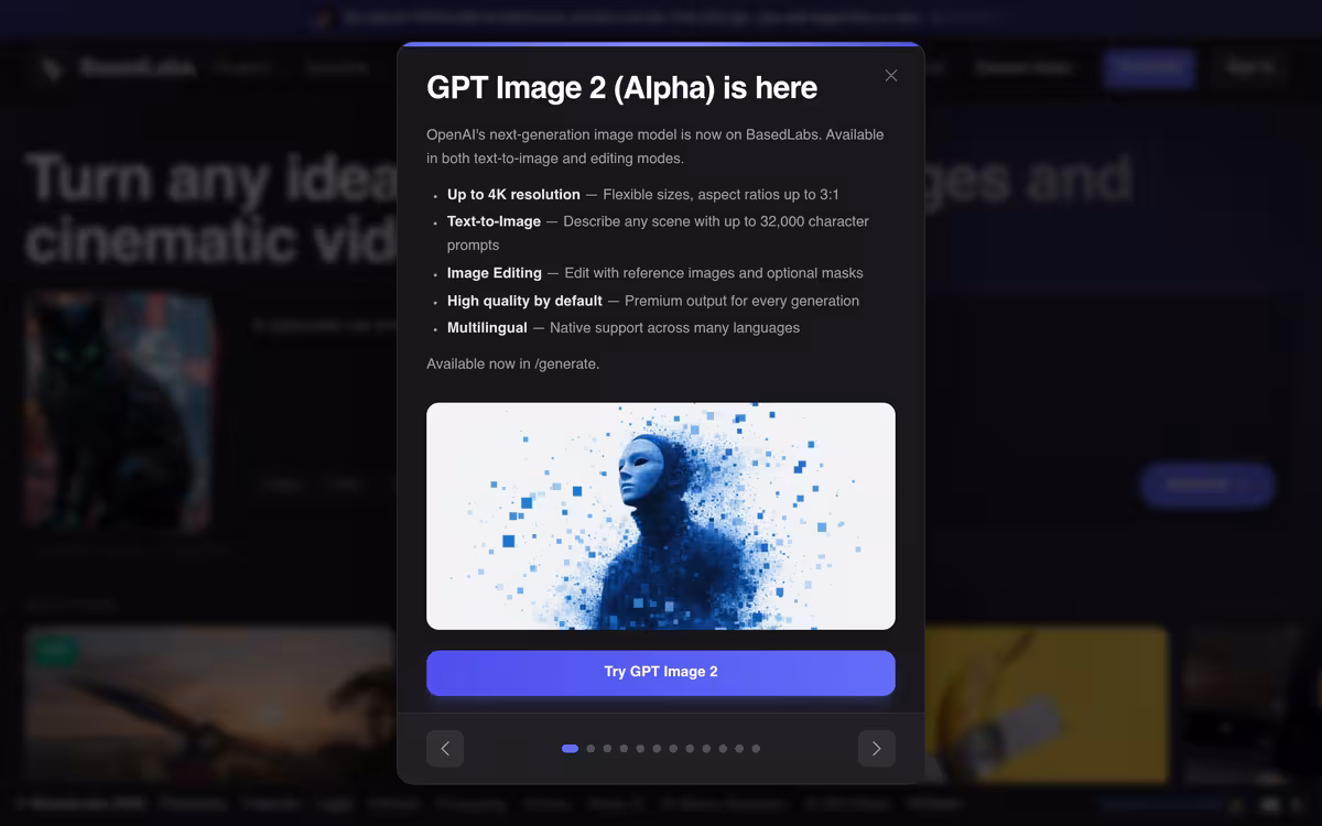 BasedLabs.ai homepage screenshot