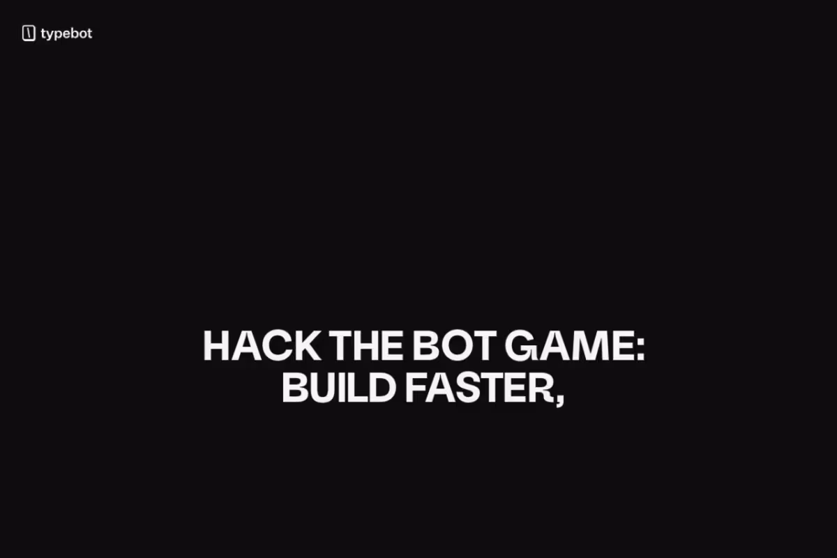 Typebot homepage screenshot