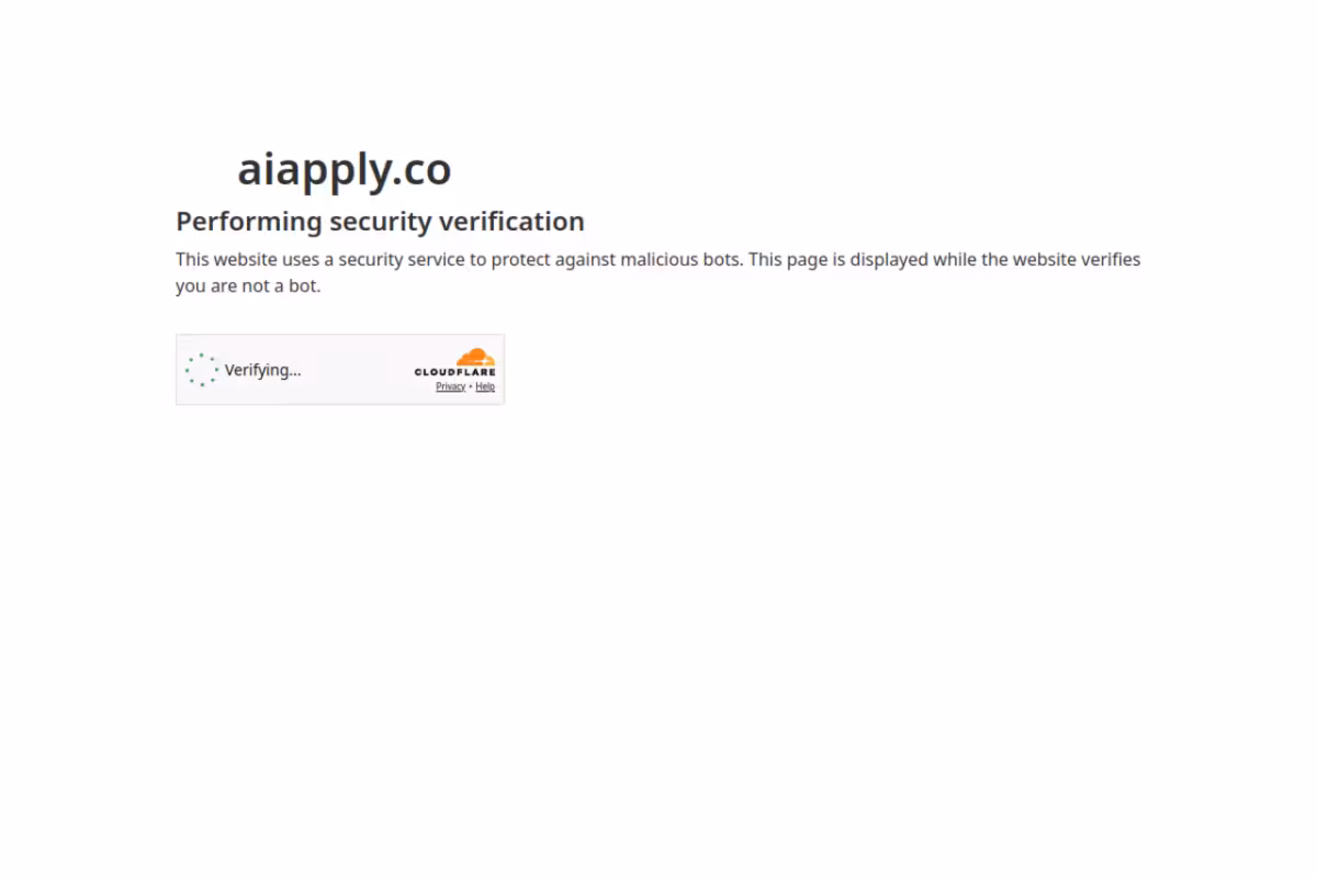AIApply homepage screenshot
