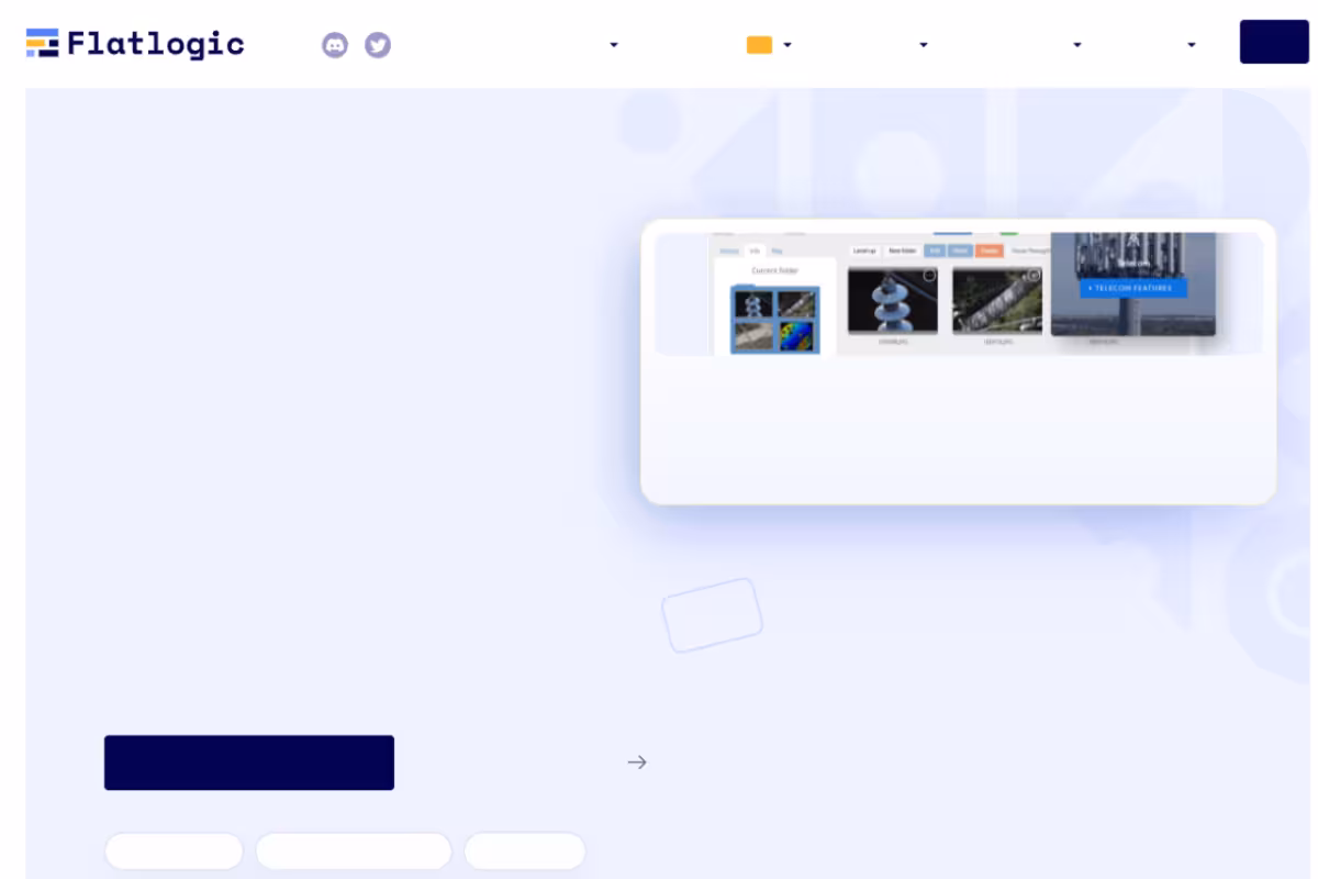 Flatlogic homepage screenshot