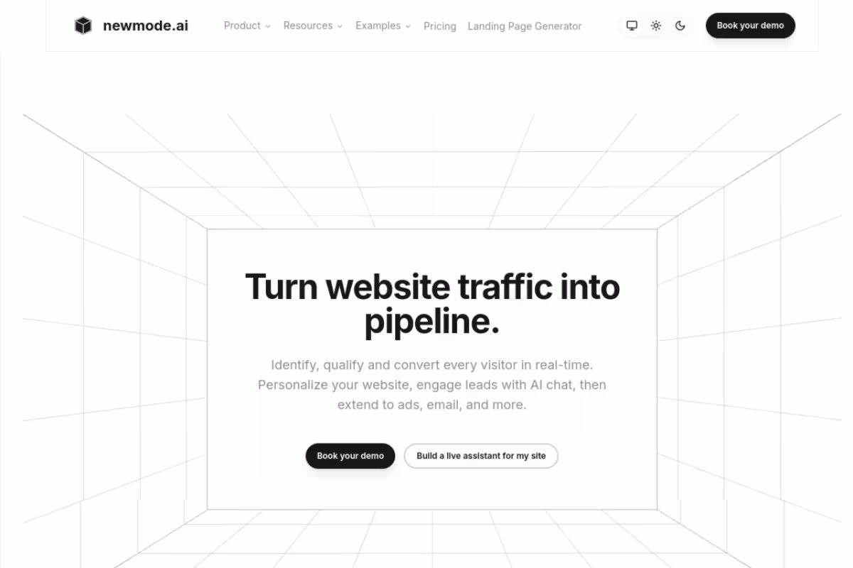 Algomo homepage screenshot