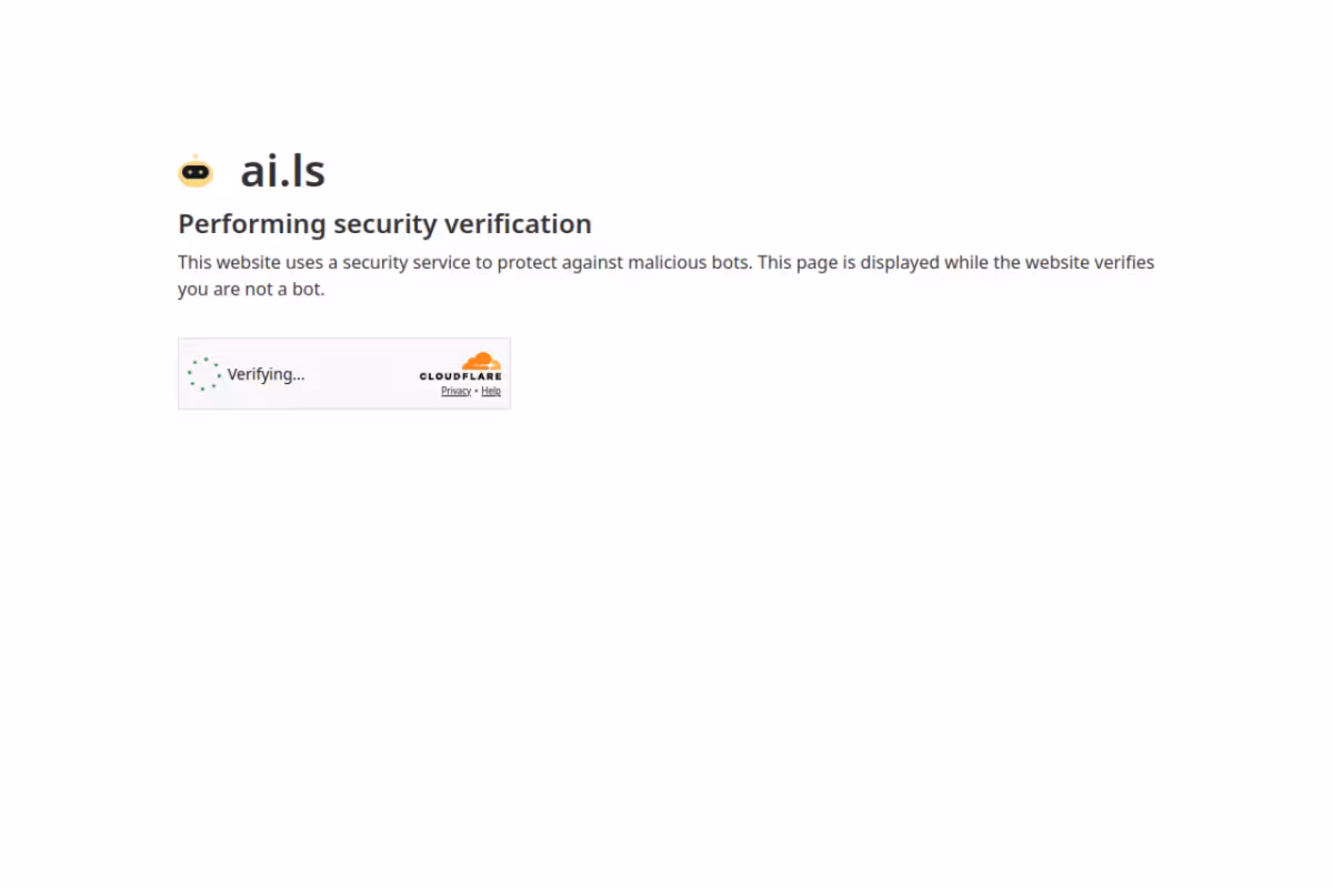 AI.LS homepage screenshot