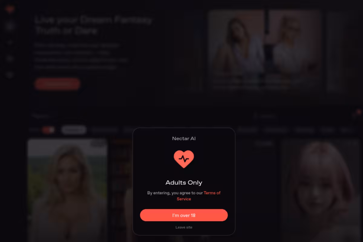 TryNectar AI homepage screenshot