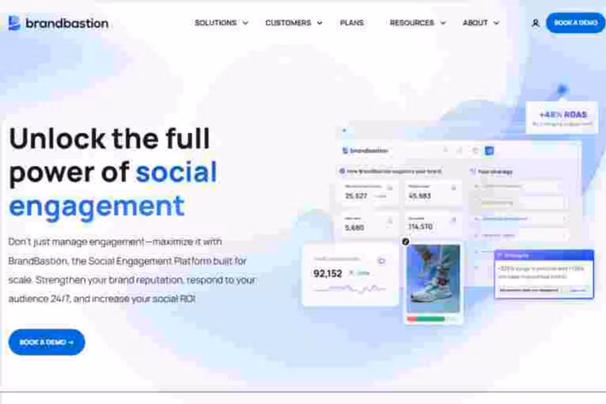 BrandBastion homepage screenshot