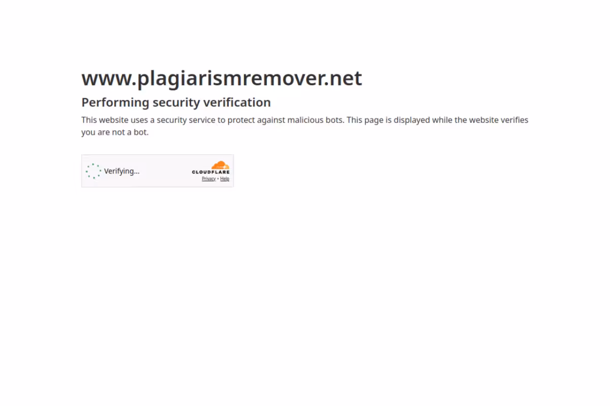 Plagiarism Remover homepage screenshot