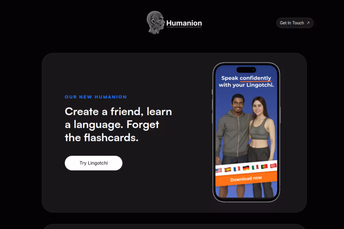Calvin homepage screenshot