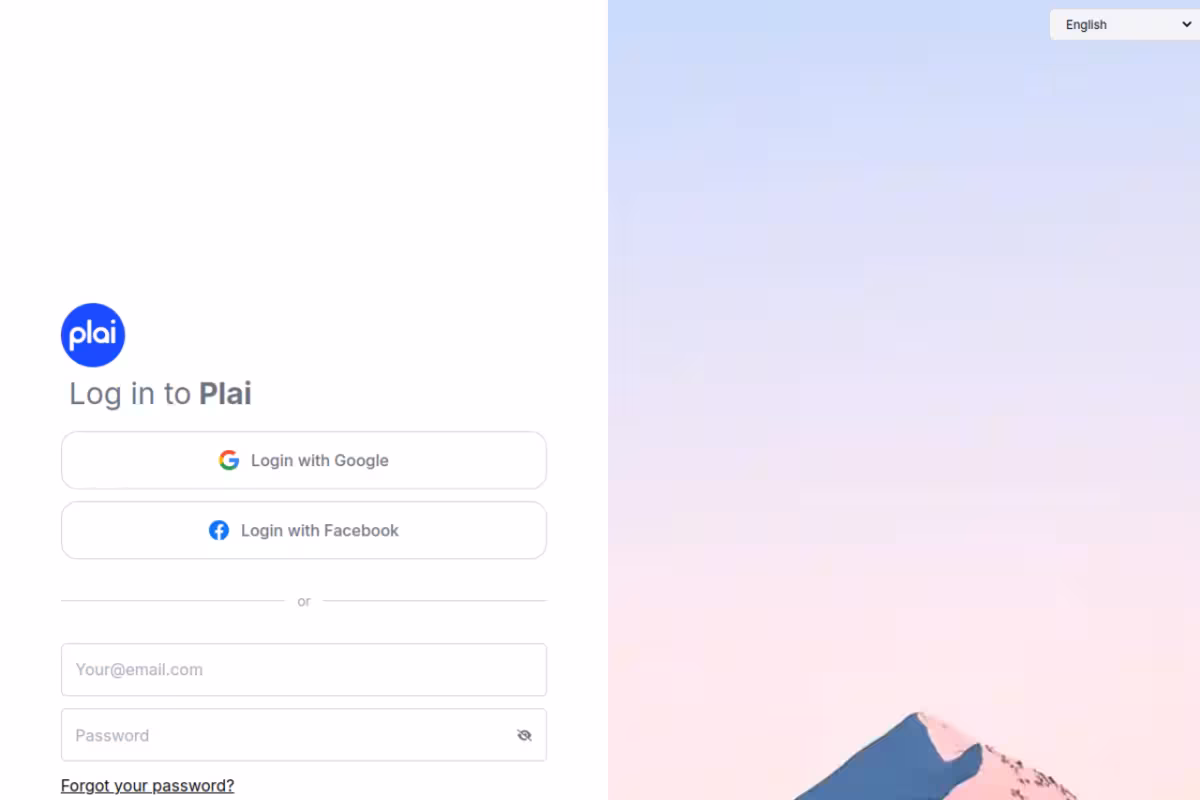 AI Ads homepage screenshot