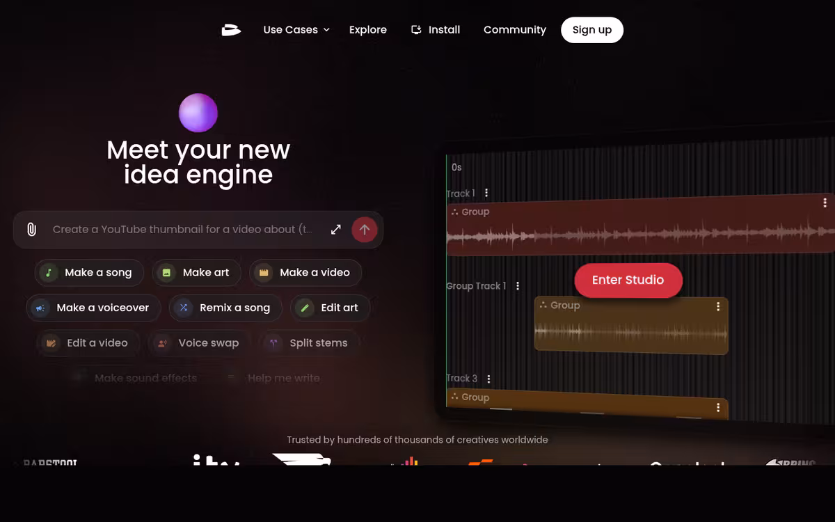 TwoShot homepage screenshot