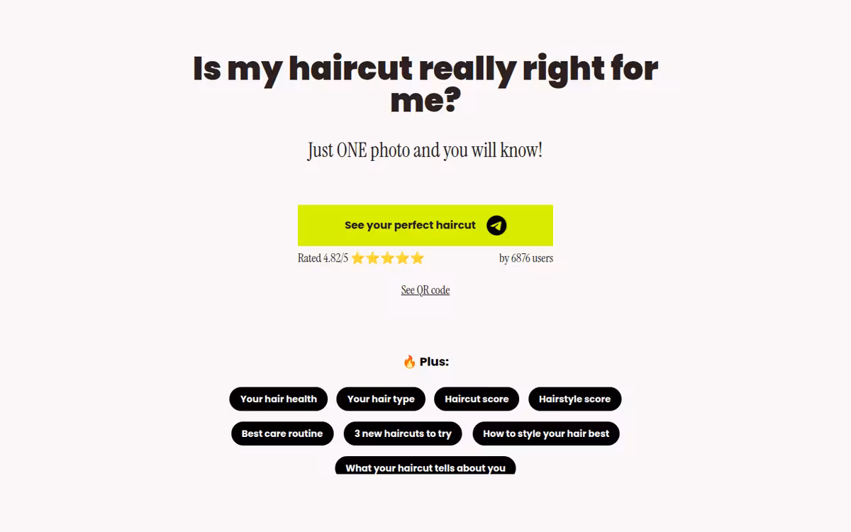 FireHaircut homepage screenshot