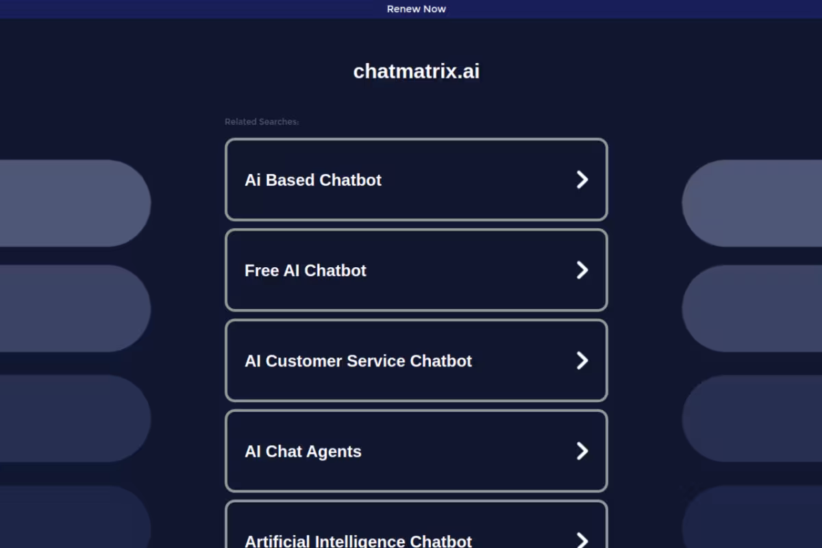 chatmatrix.ai homepage screenshot