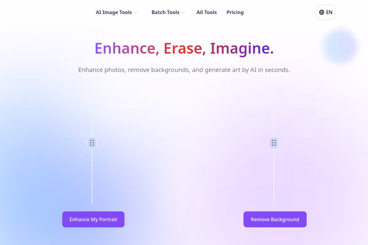 PicPicAI homepage screenshot
