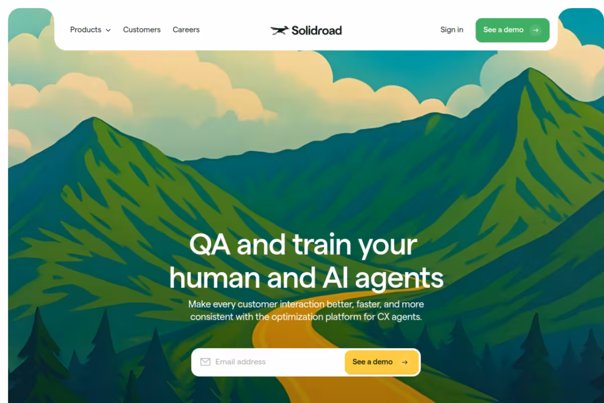 Solidroad homepage screenshot