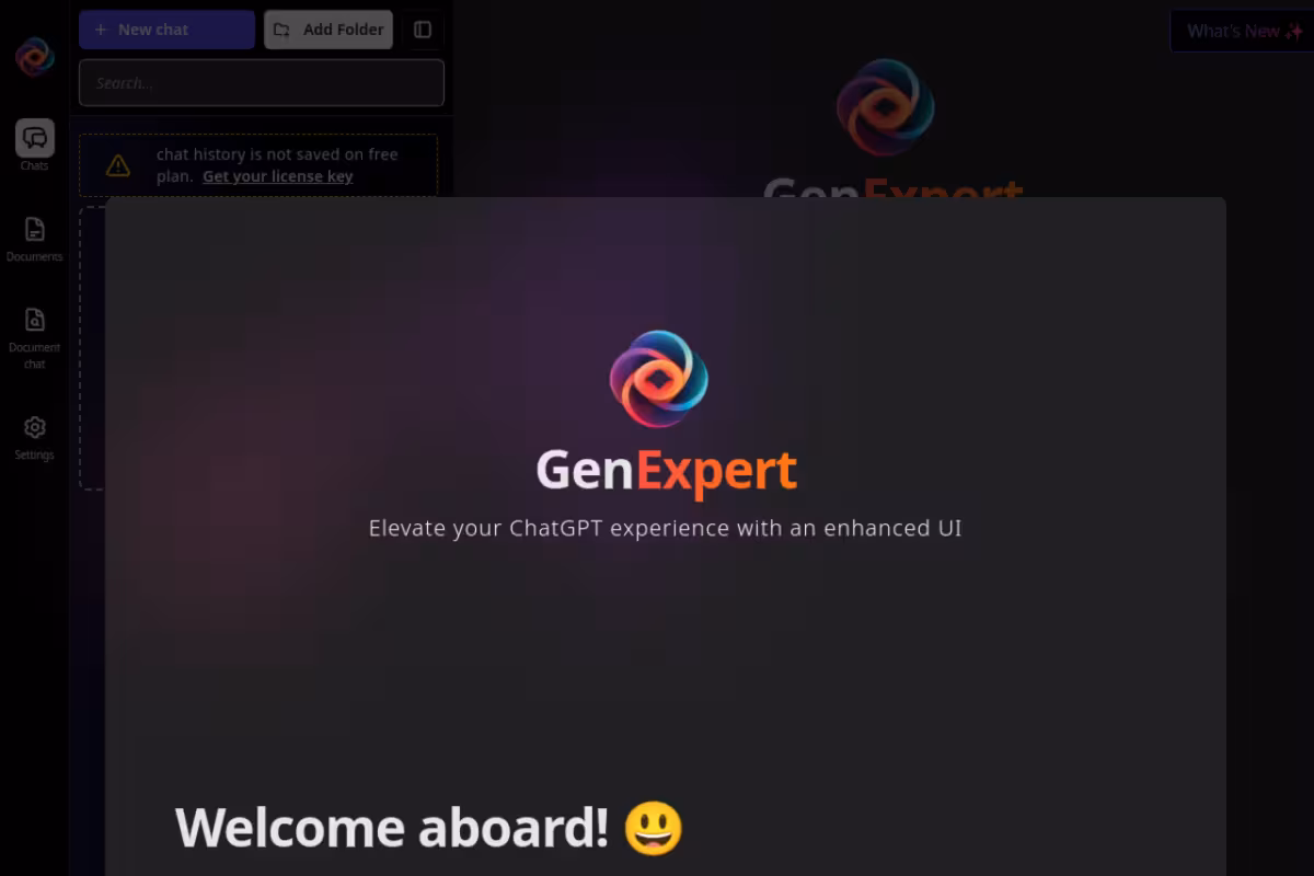 Gen Expert homepage screenshot