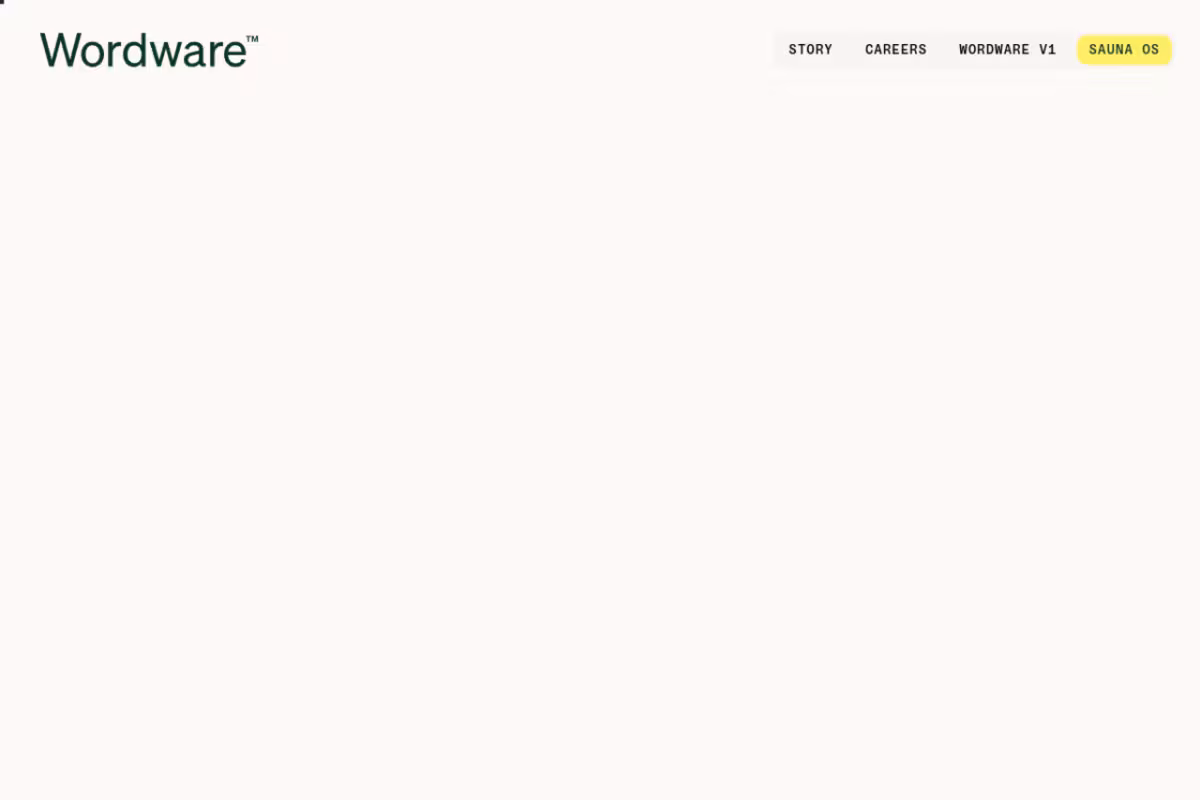 Wordware homepage screenshot