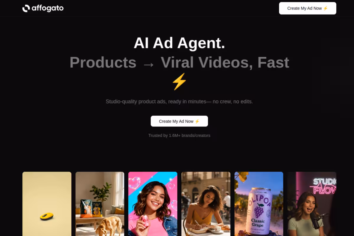 TikTok, Reels & Shorts Generator homepage screenshot