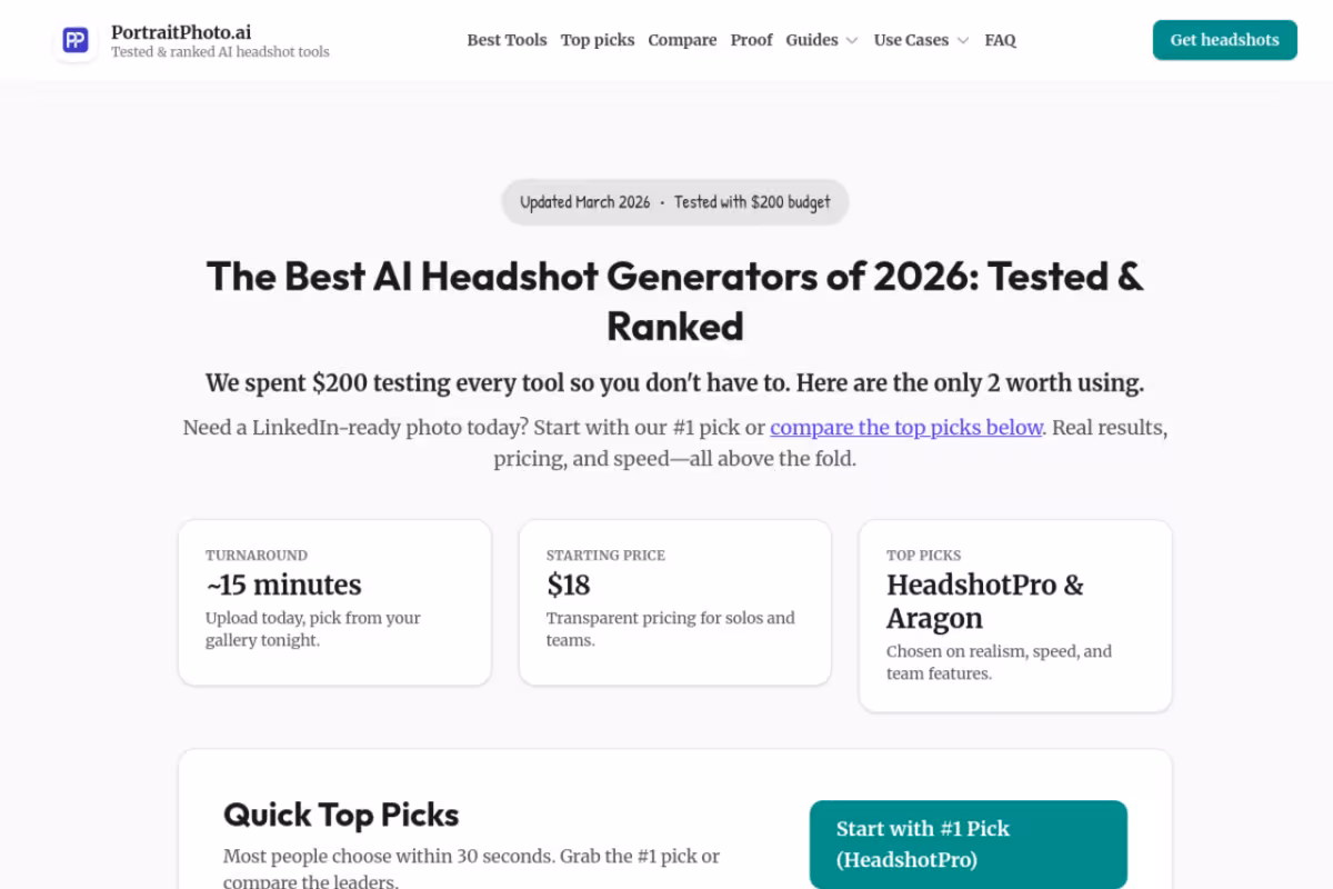 Tested & Ranked homepage screenshot