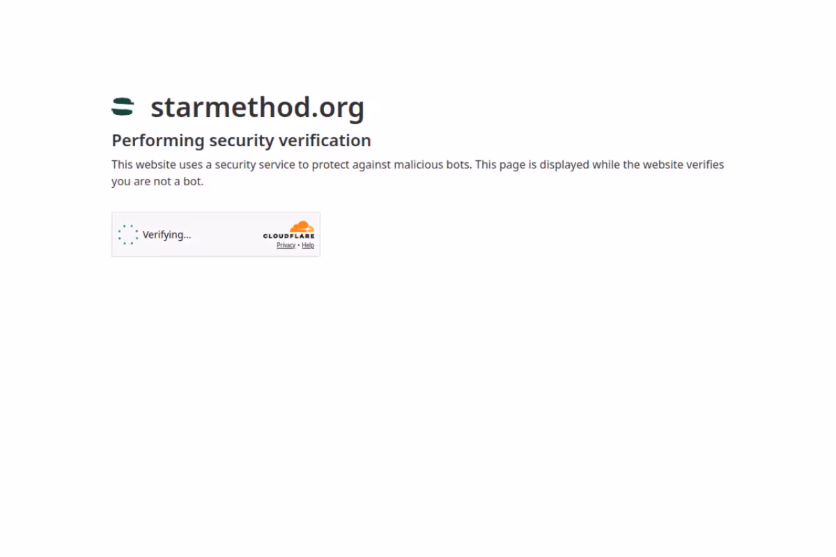 Star Method Coach homepage screenshot