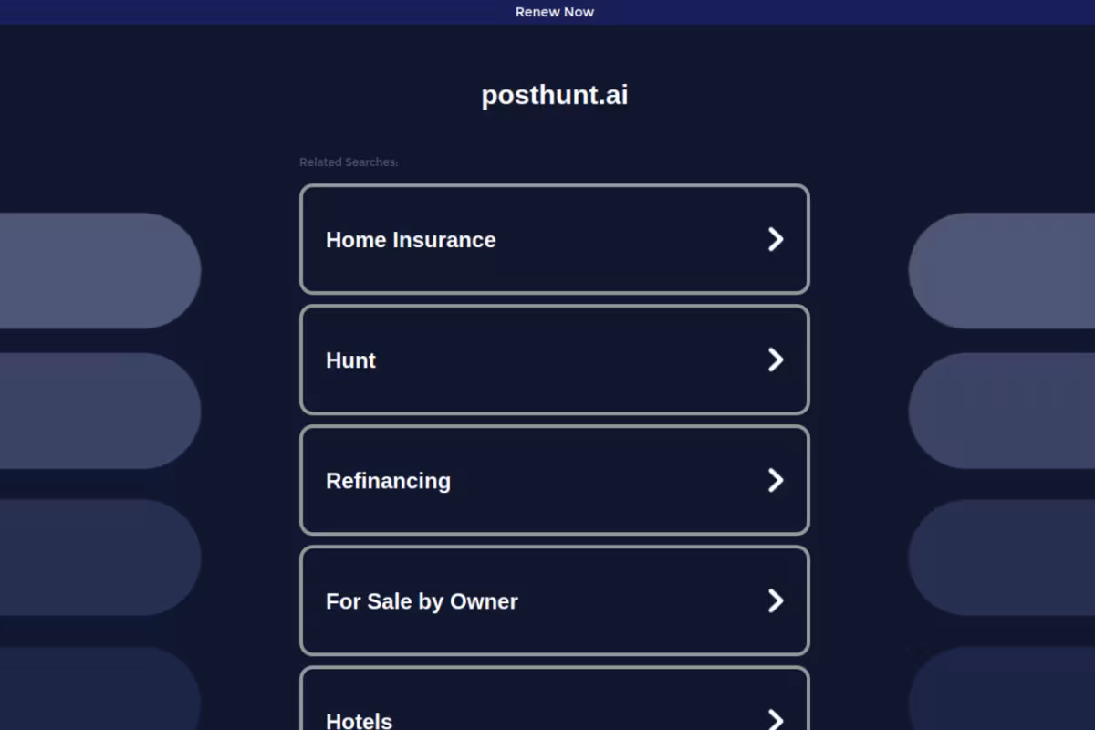 posthunt.ai homepage screenshot