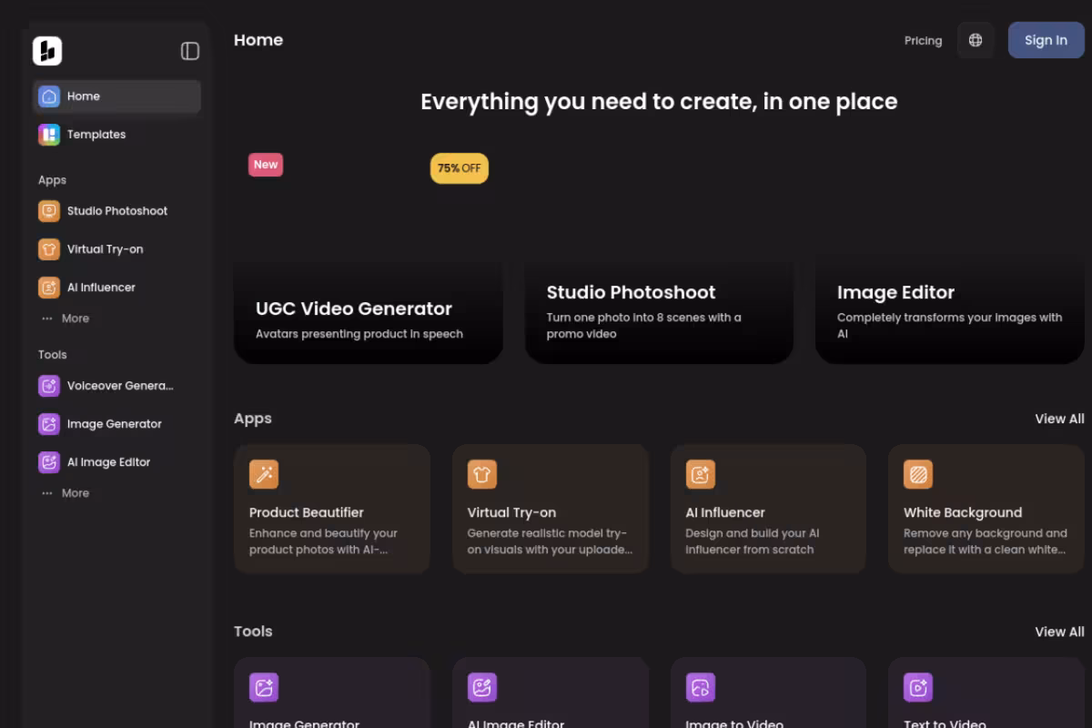Bith.ai homepage screenshot
