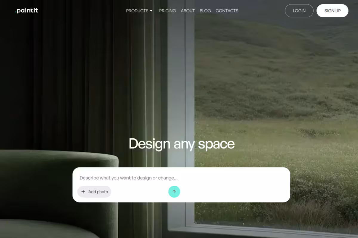 Paintit.ai homepage screenshot