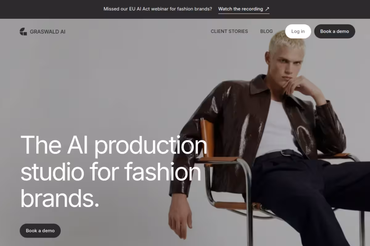 Enterprise AI for scalable, on-brand product imagery workflows homepage screenshot