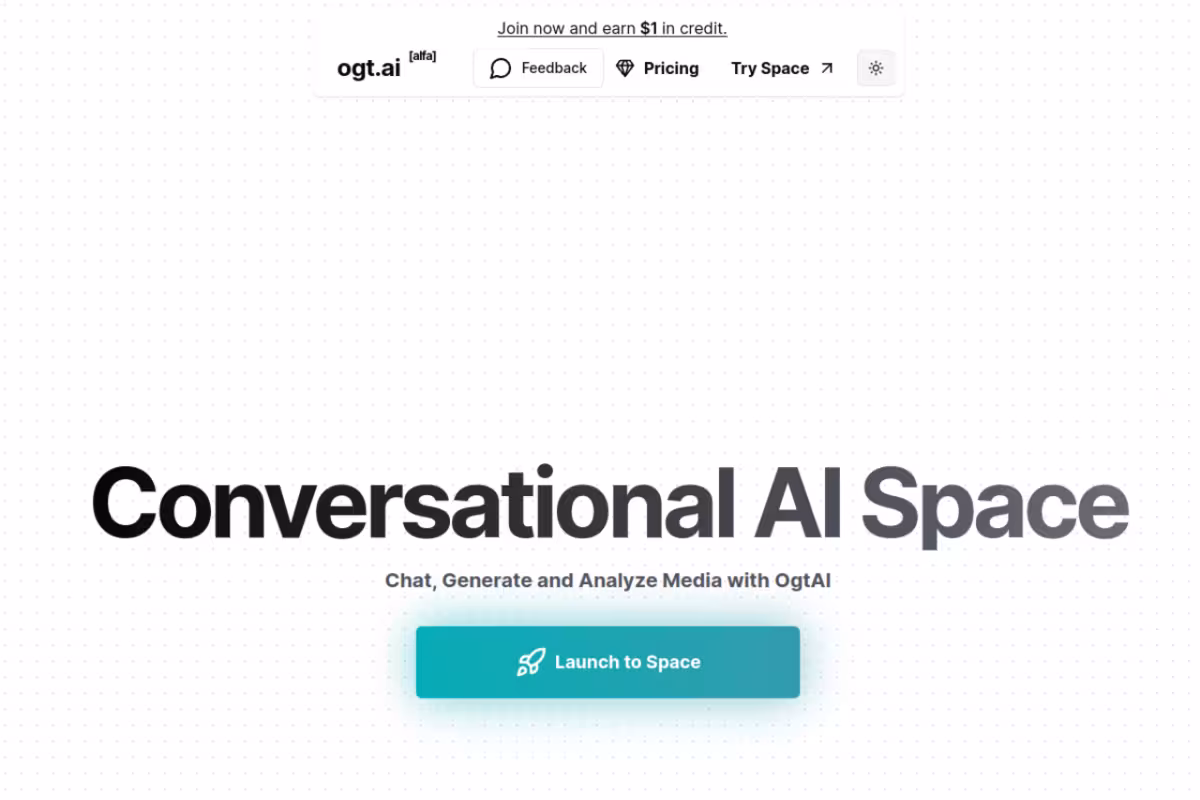 Ogt.ai homepage screenshot