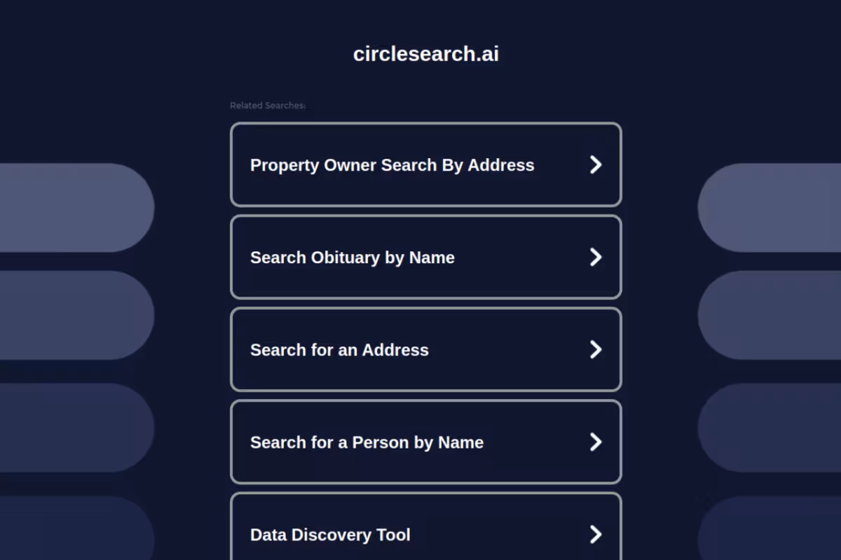 circlesearch.ai homepage screenshot