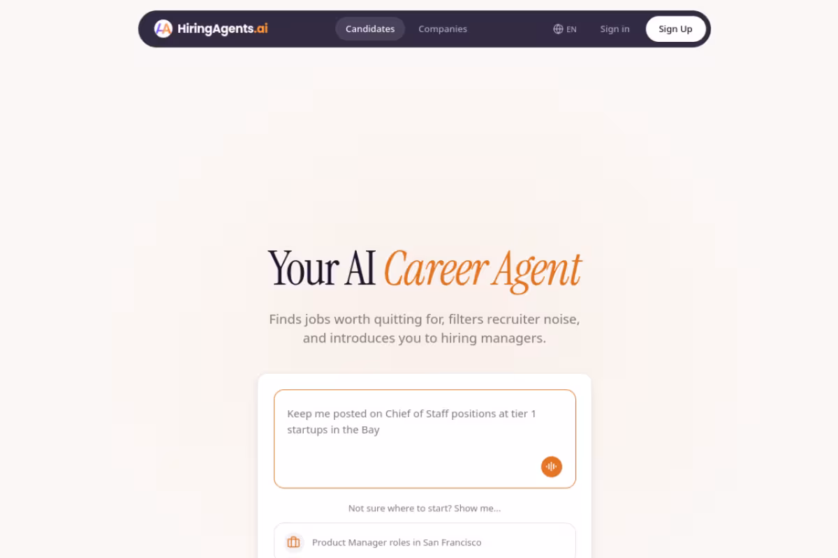 Holly homepage screenshot