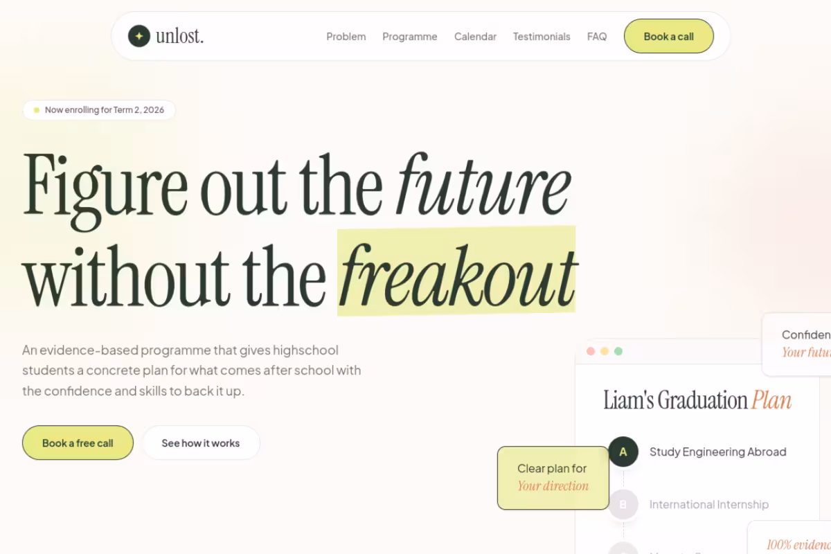 Apply now homepage screenshot