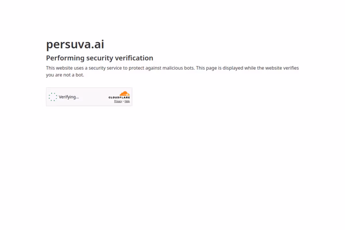 Persuva homepage screenshot