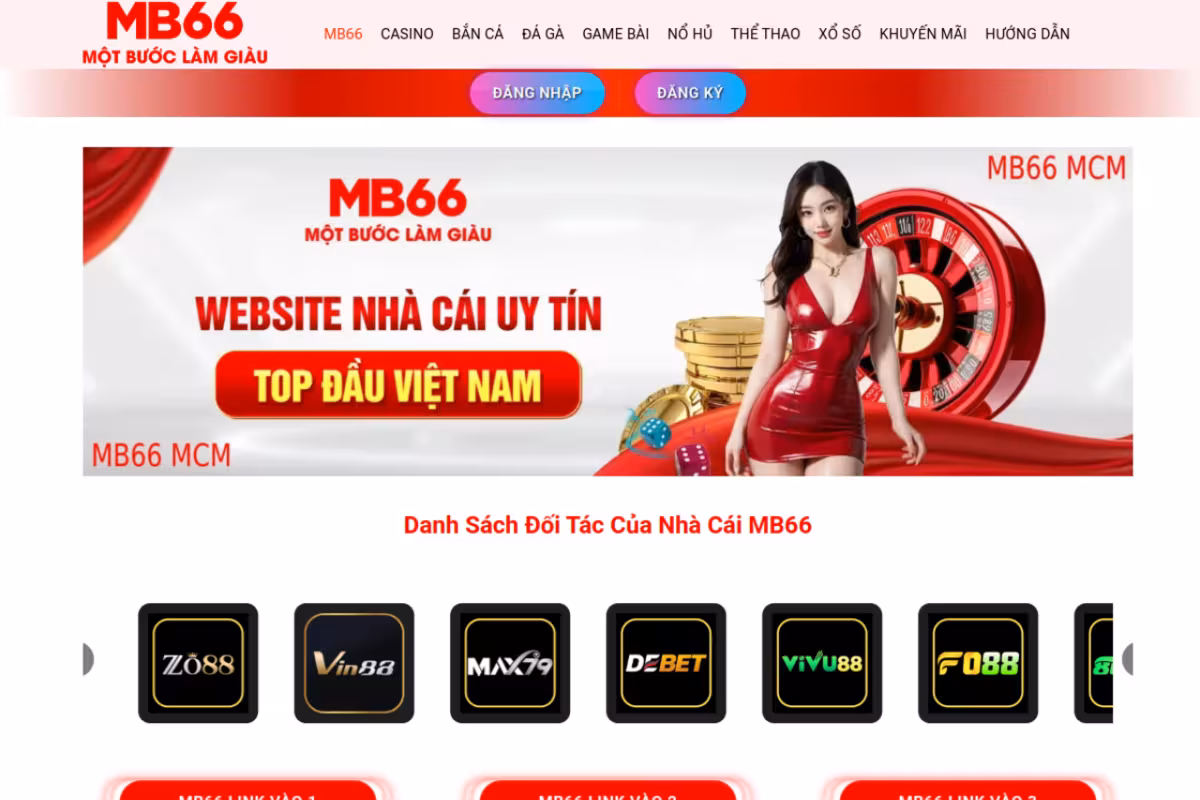 MB66 homepage screenshot