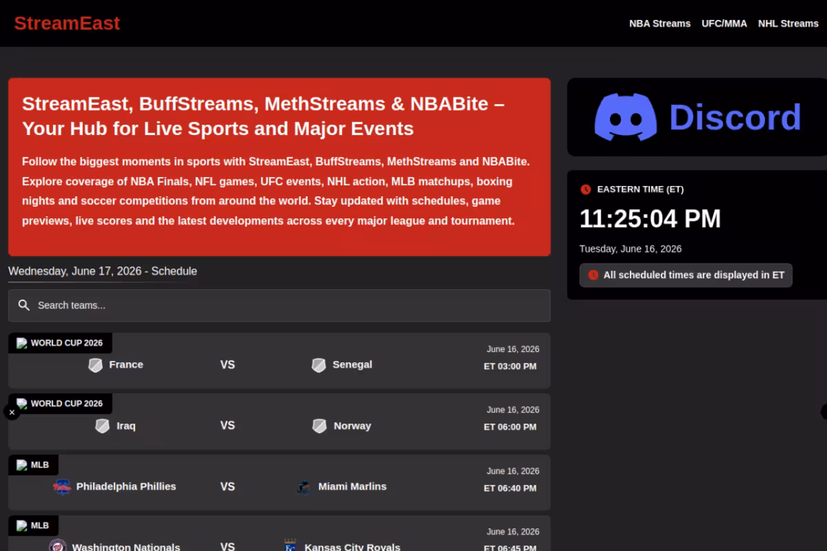 Workout Master homepage screenshot