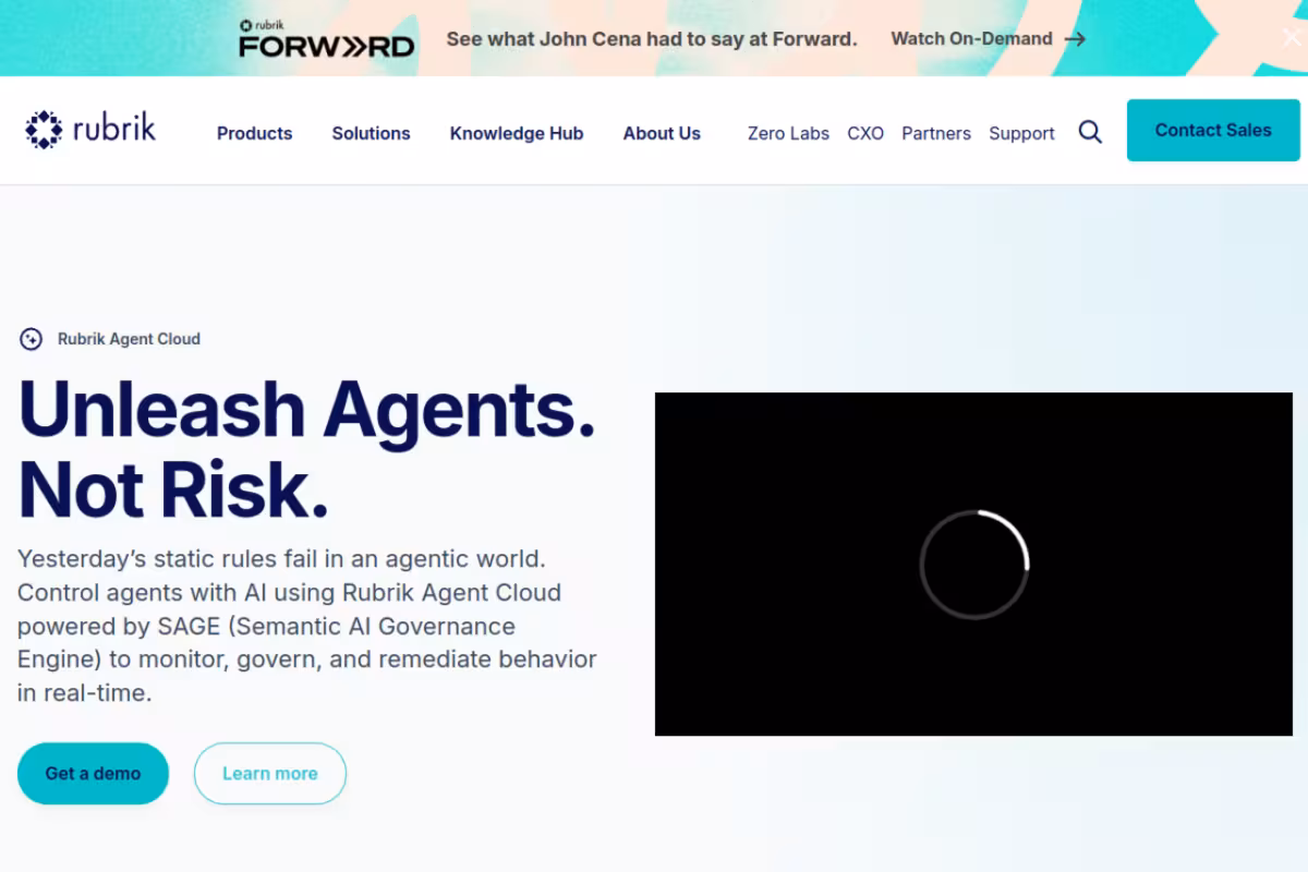Predibase homepage screenshot