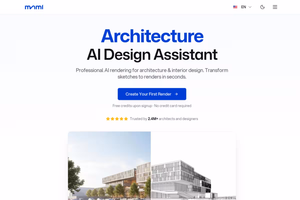 mnml.ai homepage screenshot
