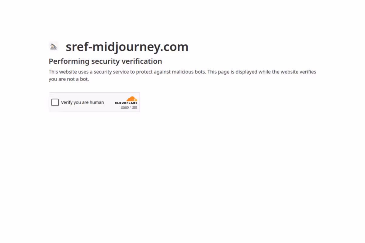 Midjourney –sref codes homepage screenshot