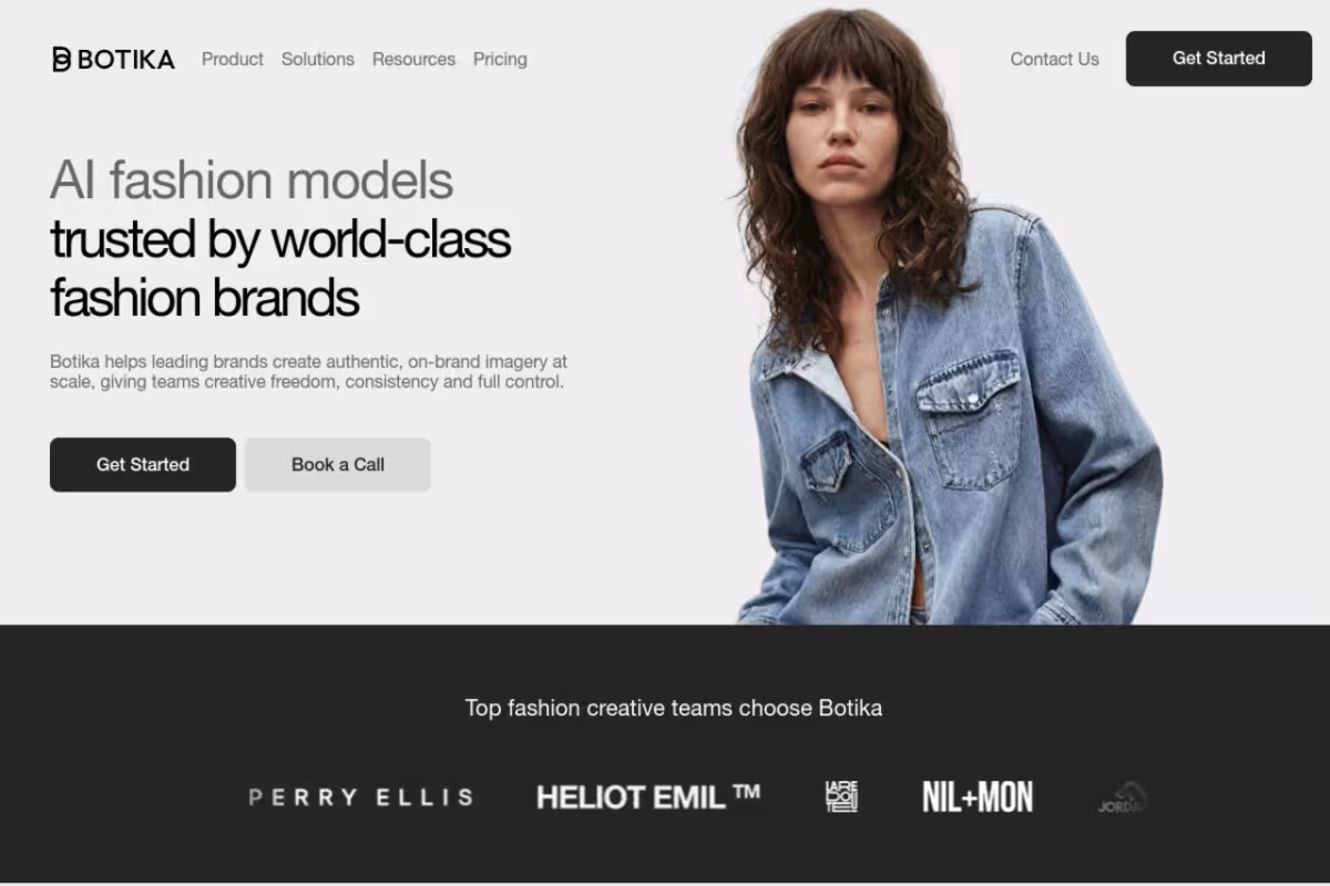 Botika homepage screenshot