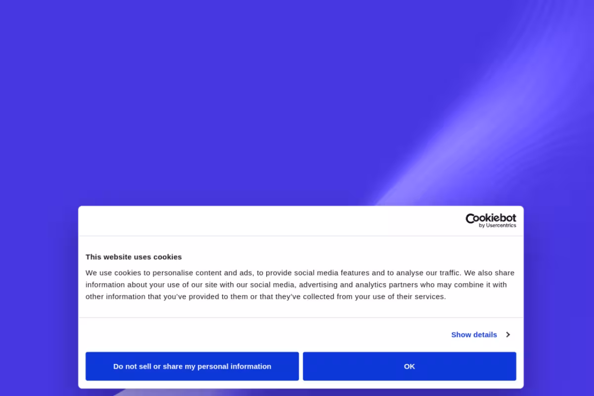 Immersity homepage screenshot