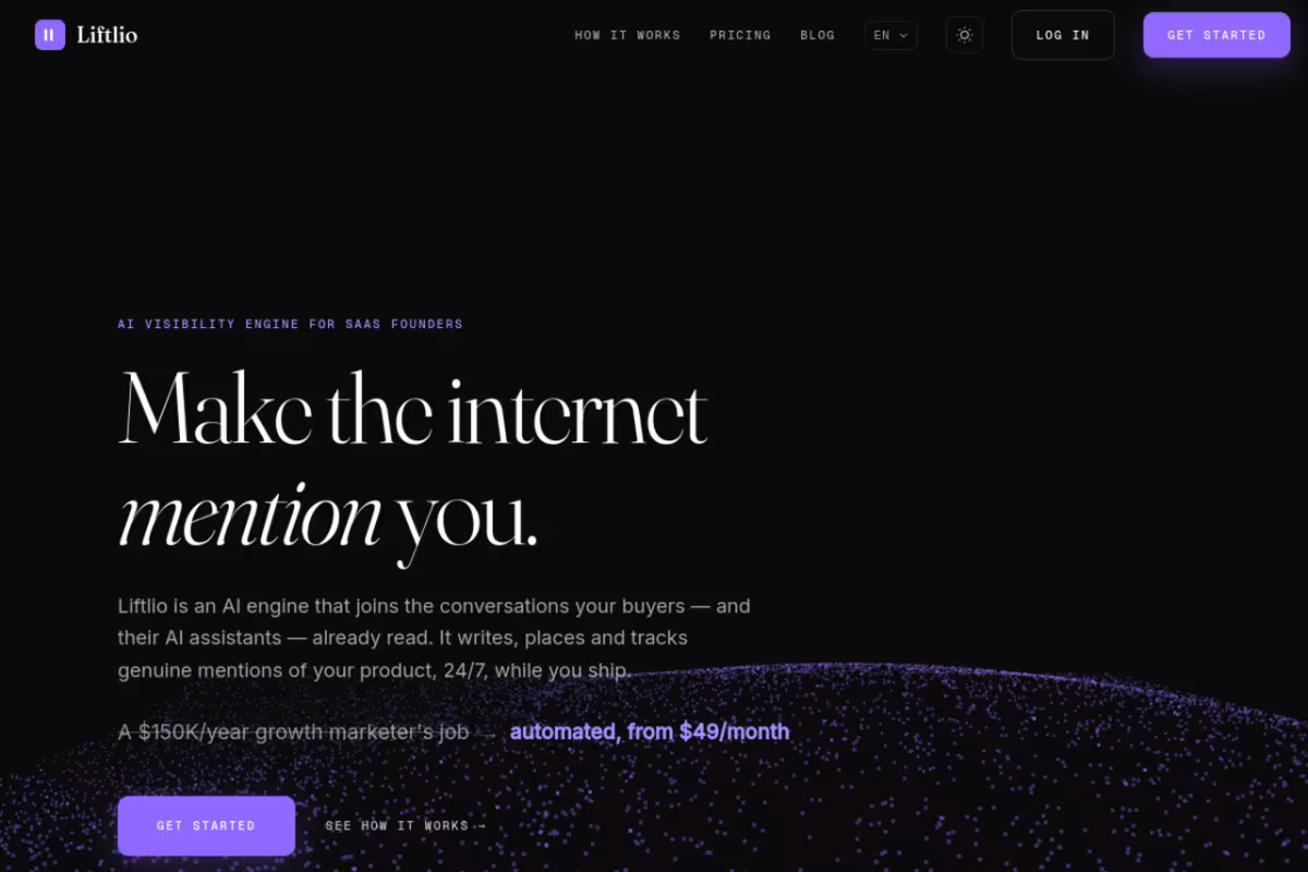 Humanlike Writer homepage screenshot