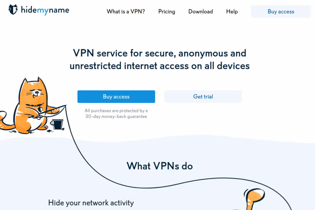 fast servers, free access, download t homepage screenshot