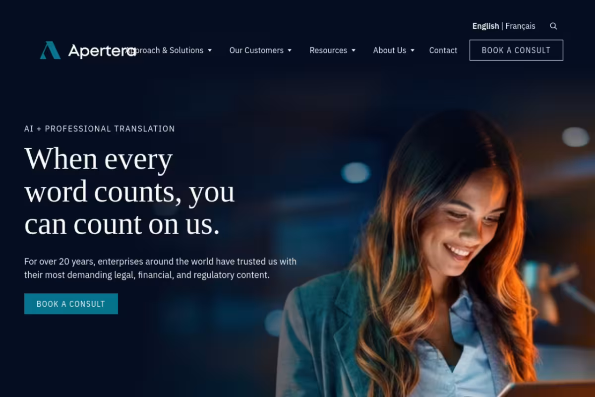 Alexa Translations A.I. homepage screenshot